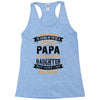 Super Cool Papa Of A Freaking Awesome Daughter Racerback Tank