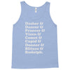 reindeer names Tank Top