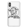 yoda funny slogan retro movie iPhoneX