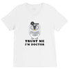 Trust Me i'm Doctor V-Neck Tee