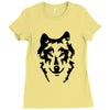 wolf Ladies Fitted T-Shirt