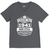 Made In 1941 And Still Awesome V-Neck Tee