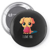 puppy love Pin-back button