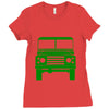 defender land rover Ladies Fitted T-Shirt