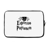 espresso patronum Laptop sleeve