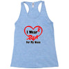 niece i wear a red heart ribbon Racerback Tank