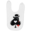 poker hat ace of spades Baby Bibs