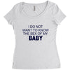 jacksons button Women's Triblend Scoop T-shirt