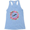 Floral Baby Name Racerback Tank