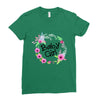 floral baby girl Ladies Fitted T-Shirt