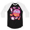 donut ghost baking 3/4 Sleeve Shirt