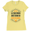 Legends are born in November Ladies Fitted T-Shirt