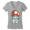pocket power Women's V-Neck T-Shirt