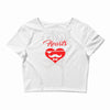 i steal heart valentin day Crop Top