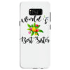 world's best sister with flowers Samsung Galaxy S8