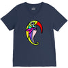 color bird V-Neck Tee