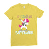 september born unicorns Ladies Fitted T-Shirt