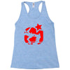 eric cantona, kungfu, manu Racerback Tank