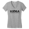 vodka water for happy people t shirt s m l xl 2xl 3xl funny beer keg c Women's V-Neck T-Shirt