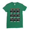 expressions of captain holt Ladies Fitted T-Shirt