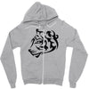 tribal tiger Zipper Hoodie