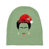frida kahlo christmas Baby Beanies