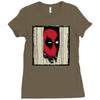 here's wade! Ladies Fitted T-Shirt
