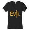evil Women's V-Neck T-Shirt