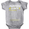 January Girl Facts Capricorn Baby Onesie