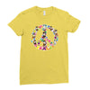peace Ladies Fitted T-Shirt