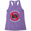 no photos please Racerback Tank