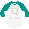 oh crop 3/4 Sleeve Shirt