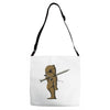 voodoo doll. Adjustable Strap Totes