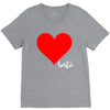 Besties Heart Family Matching V-Neck Tee