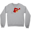 now with fists Crewneck Sweatshirt
