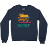 single mom's cools t shirts Crewneck Sweatshirt