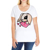 cute lop eared rabbit Ladies Curvy T-Shirt