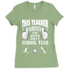 This Teacher Survived The 2016 2017 School Year Ladies Fitted T-Shirt