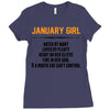 January Girl Hated By Many Ladies Fitted T-Shirt