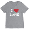 i love camping! V-Neck Tee