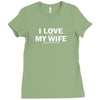 I Love It When My Wife Comes Sailing With Me Ladies Fitted T-Shirt