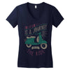 life is a journey, enjoy the ride Women's V-Neck T-Shirt