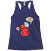 virus loves you this much Racerback Tank