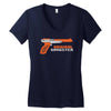 original gangster funny Women's V-Neck T-Shirt