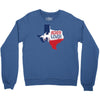 texan boxer lover Crewneck Sweatshirt