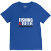 fishing and beer V-Neck Tee