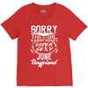This Girl Is Taken By A Super Sexy June Boyfriend V-Neck Tee