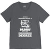 Never Underestimate A Papaw With An Engineer Degree V-Neck Tee