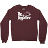 the dogfather   boxer Crewneck Sweatshirt