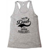 New Dad 2018 Rokie Dept. Racerback Tank